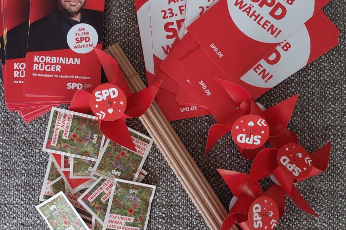 SPD Stand am Samstag, 18. Januar